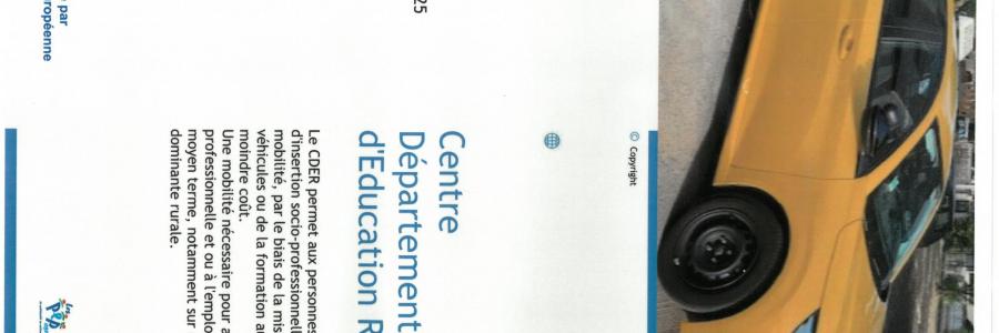 CDER (CENTRE DÉPARTEMENTAL D’ÉDUCATION ROUTIÈRE)	