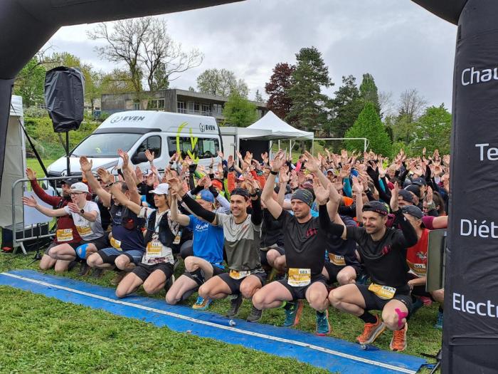 coureurs au départ 